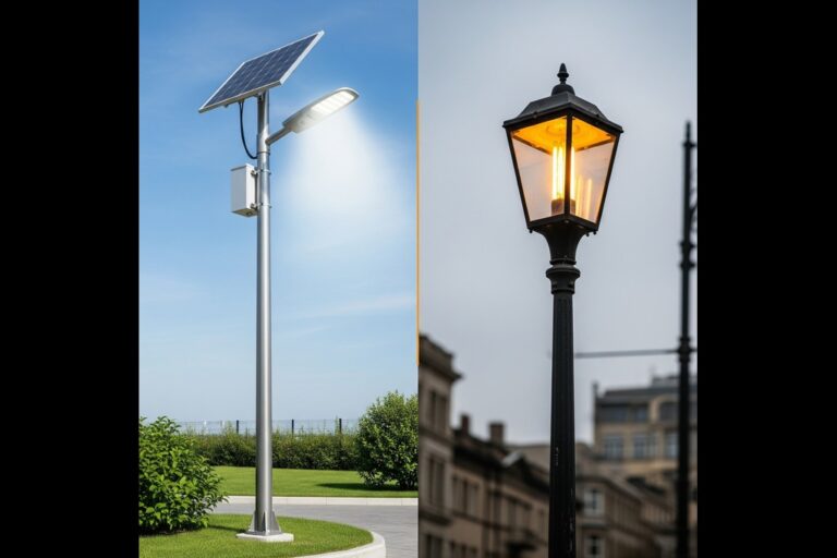 Solar vs Traditional Street Lights