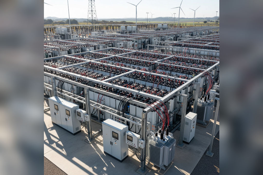 large-scale grid connected BESS infrastructure